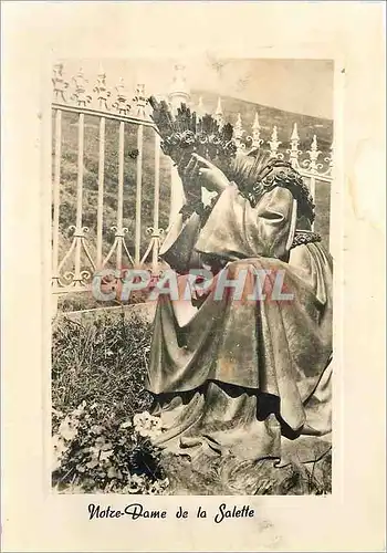 Cartes postales moderne Notre Dame de La Salette Isere La Vierge en Pleurs
