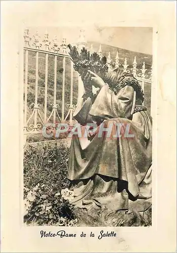 Moderne Karte Notre Dame de La Salette Isere La Vierge en Pleurs