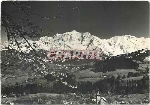 Moderne Karte Cordon Massif du Mont Blanc