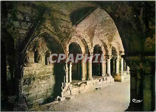 Moderne Karte Nieul sur l'Autize Vendee Ancienne abbaye La Sepulcture de la Mere d'Eleonore