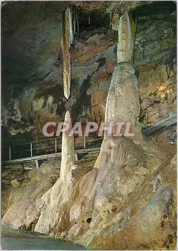 Cartes postales moderne Les Grottes Betharram HP Colonne en formation