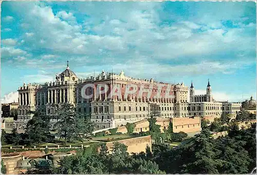 Moderne Karte Madrid Royal Palace Northern and Western facades