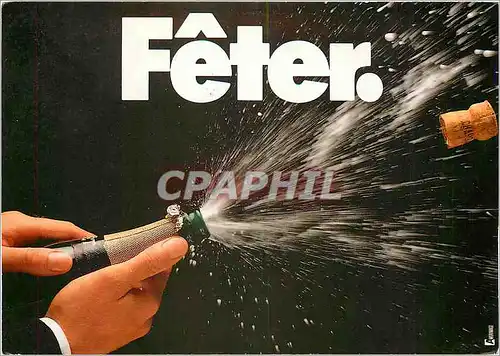 Cartes postales moderne Collection les Verbes Feter