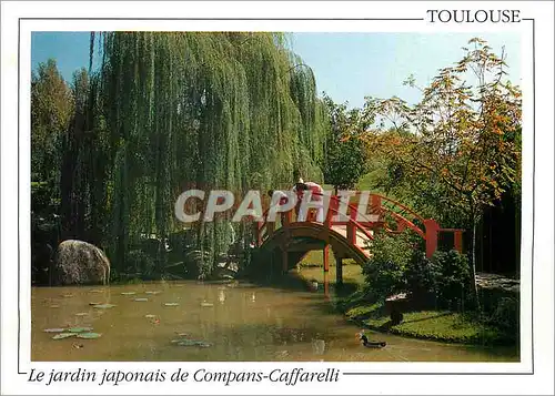 Moderne Karte Toulouse Le jardin japonais de Compans Caffarelli