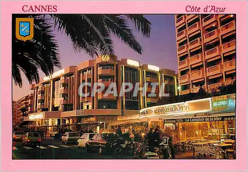 Moderne Karte Cannes Hotel Noga Hilton