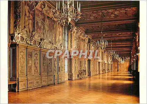 Cartes postales moderne Fontainebleau Musee du Chateau Galerie Francois 1er