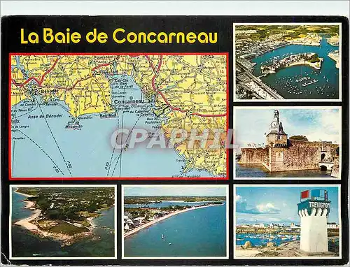 Moderne Karte La Baie de Concarneau