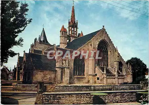 Moderne Karte Penmarc'h Sud Finistere l'Eglise Sainte Nonna de style qothique flamboyant