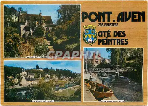 Cartes postales moderne Pont Aven Cite des Peintres