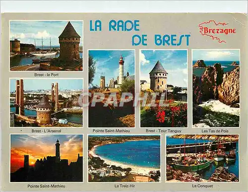 Cartes postales moderne La Rade de Brest Bretagne