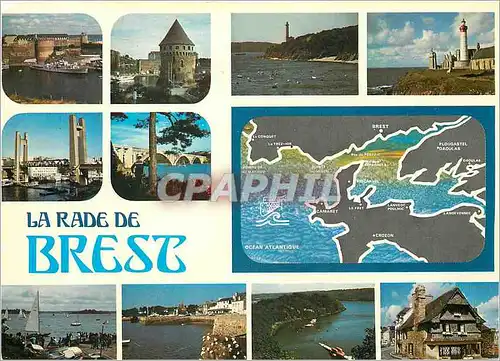 Cartes postales moderne La Rade de Brest