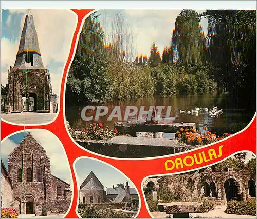 Cartes postales moderne Daoulas Le porche du XVI