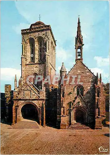 Cartes postales moderne Locronan Finistere L'Eglise et la Chapelle du Penity