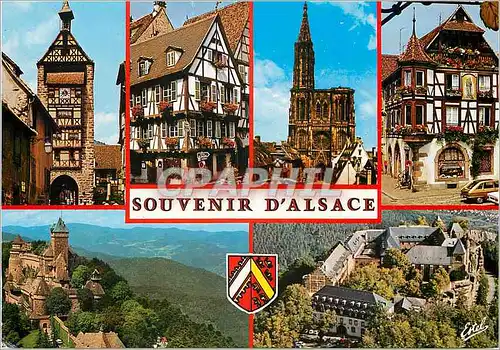 Cartes postales moderne Souvenir d'Alsace