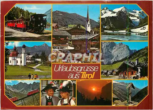 Cartes postales moderne Urlaubsgrusse aus Tirol