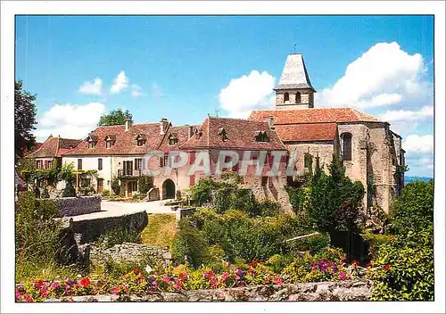 Moderne Karte Loubressac Lot Aux portes du village