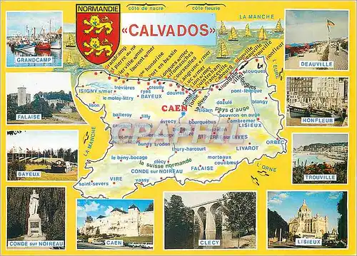 Cartes postales moderne Departement du Calvados Basse Normandie