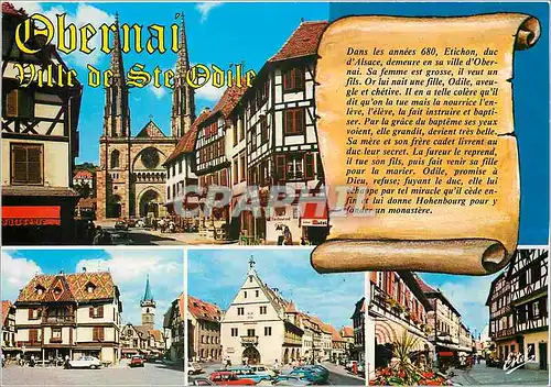 Cartes postales moderne Obernai Ville de Ste Odile