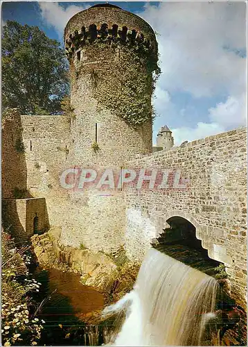 Moderne Karte Fougeres Chateau Feodal La Tour de Coigny et la Cascade