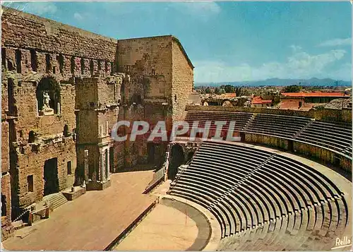 Moderne Karte Orange Vaucluse Le Theatre Antique