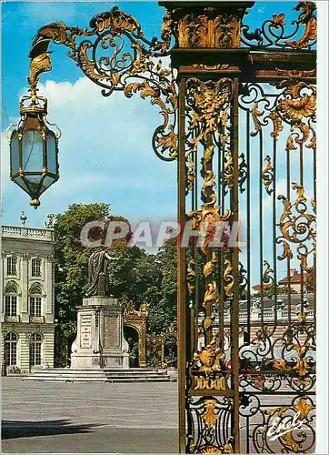 Moderne Karte Nancy Meurthe et Moselle La place Stanislas