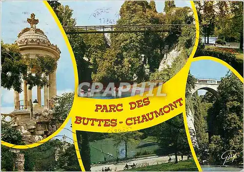 Cartes postales moderne Parc des Buttes Chaumont