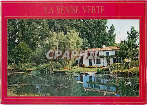 Moderne Karte La Venise Verte