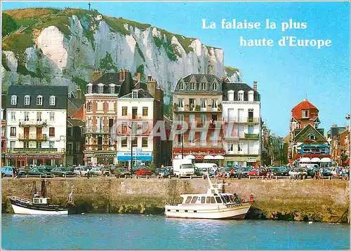 Cartes postales moderne La Falaise la plus haute d'Europe Le Treport