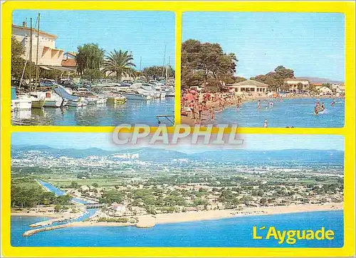 Moderne Karte Souvenir de l'Ayguade Hyeres les Palmiers