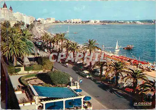 Cartes postales moderne Cannes Vue d'Ensemble de la Croisette