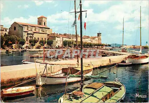 Moderne Karte Ciotat Bouche du Rhon Le Port et l'Eglise