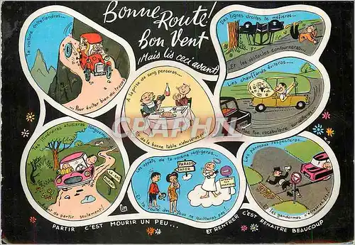 Cartes postales moderne Bonne Route Bon Vent