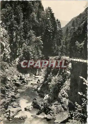 Cartes postales moderne Route du Col des Aravis Hte Savoie Les Gorges de l'Arly