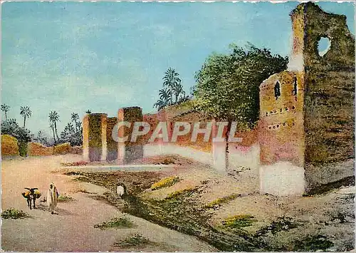 Cartes postales moderne Maroc Les Remparts de Marrakech