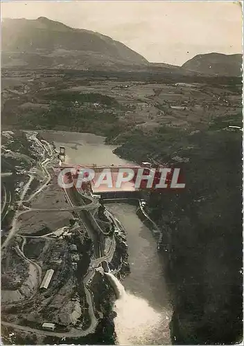 Cartes postales moderne Vue aerienne sur le Barrage de Genissiat