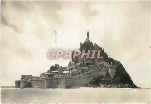Cartes postales moderne Mont Saint Michel Manche Vue generale Cote Merveille