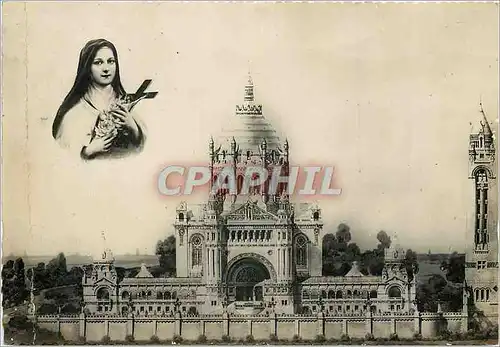 Cartes postales moderne La Basilique de Lisieux Vue generale du Projet