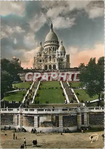 Cartes postales moderne Paris et ses Merveilles Basilique du Sacre Coeur de Montmartre