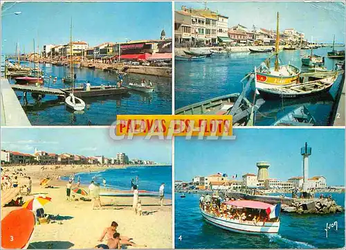 Cartes postales moderne Palavas les Flots Herault Le Canal
