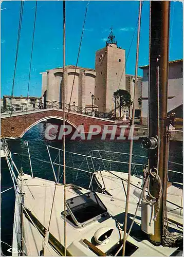 Moderne Karte Port Grimaud Var Cite lacustre