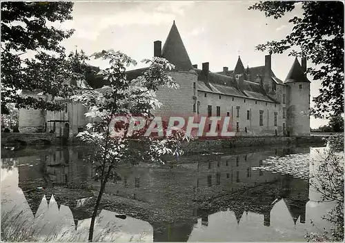 Moderne Karte Chateau de Plessis Bourre Anjou Facade Nord et Ouest