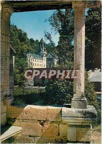 Moderne Karte Brantome Dordogne L'Ancienne Abbaye l'Eglise et le celebre clocher roman du XI