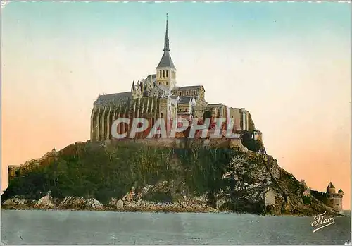 Moderne Karte Le Mont St Michel Cote Nord