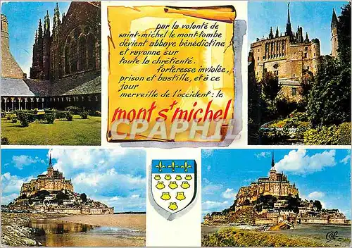 Moderne Karte Mont St Michel