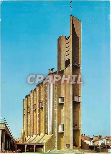 Moderne Karte La Cote de Beaute Royan Charente Maritime L'Eglise Notre Dame