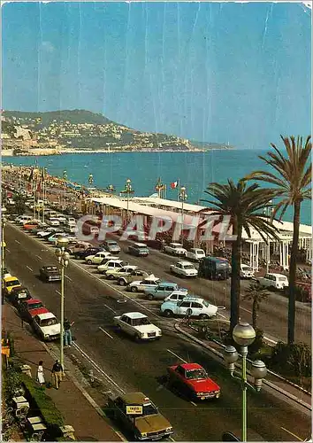 Cartes postales moderne Nice La Promenade des Anglais et le Mont Boron dans le fond