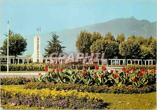 Moderne Karte Aix les Bains Savoie L'Entree de la Plage et ses Jardins