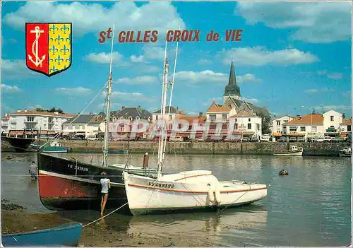 Moderne Karte St Gilles Croix de Vie