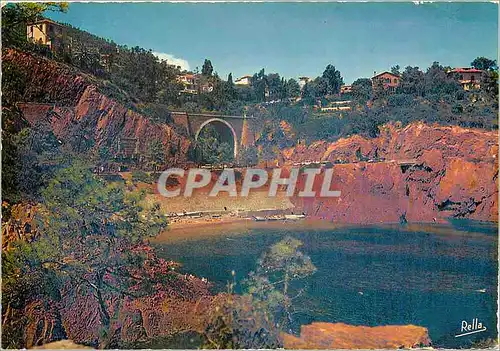 Cartes postales moderne Route de la Corniche d'Or La Calanque et la Plage Notre Dame