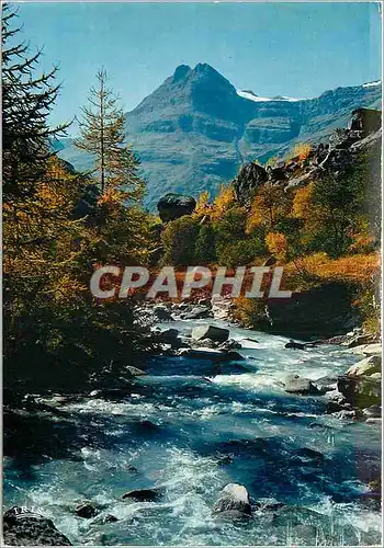 Cartes postales moderne Haute Maurienne L'Arc a Bonneval et l'Aiguille des Roches